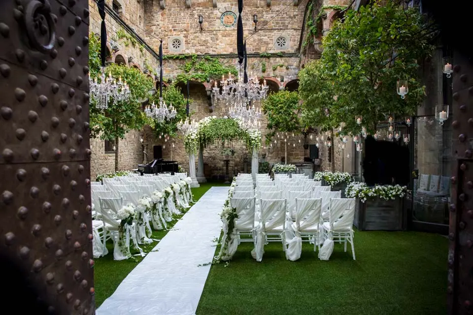 Castle Wedding Tuscany Vincigliata 147