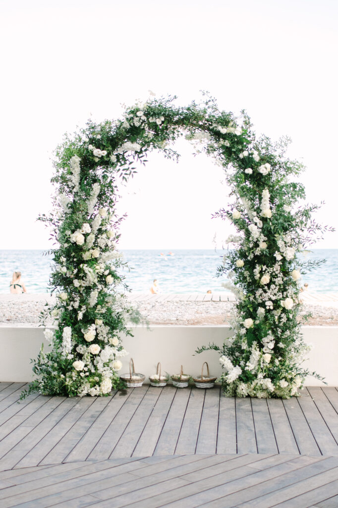 Natural wedding arch